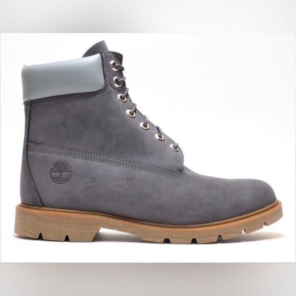 New sz 8.5 Timberland Classic 6-Inch Gray Boot Style A8098 dark grey gray suede - Picture 1 of 3